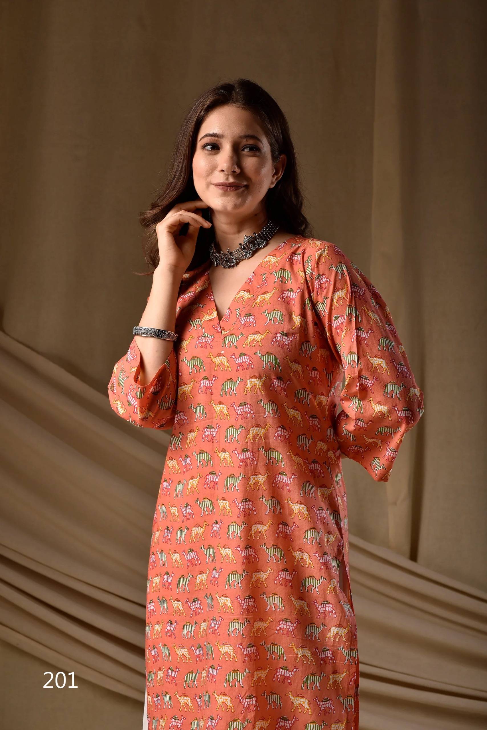 IRA Vol 2 By IRA fashion 201 To 205 Series Beautiful Festive Suits Colourful Rayon Print Kurtis At Wholesale Price